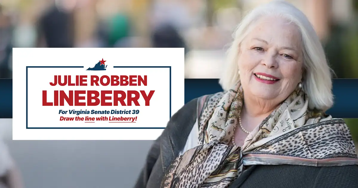 Julie Robben Lineberry for Virginia State Senate District 39 Meta Image